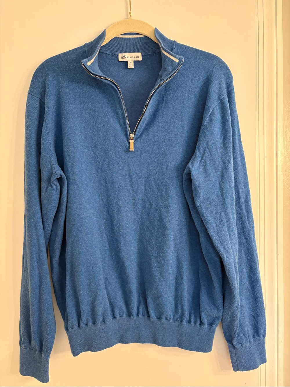 Peter Millar Blue Quarter-Zip Vintage sweater - Men’s Medium